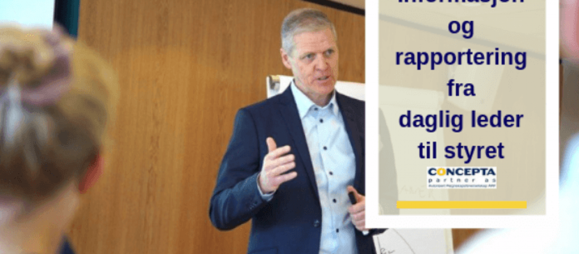 Informasjon og rapportering fra daglig leder til styret